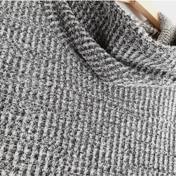 WESTBOUND Fine Knit Sweater High-Low Hem Slouchy Turtleneck Sz XL - Picture 5 of 11